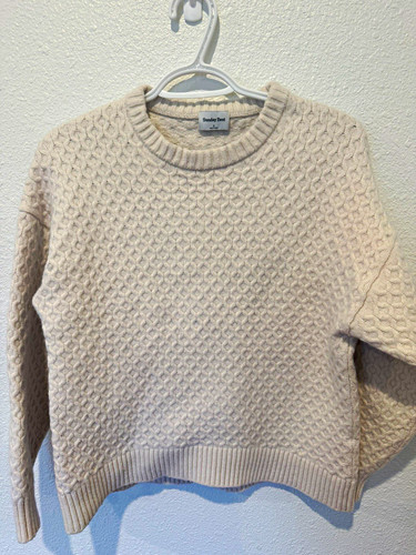 Aritzia beige wool blend - aritzia, cable